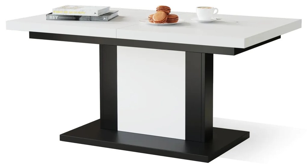 ORION wit / zwart, salontafel