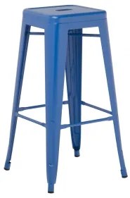 Hoge Stalen Kruk Lix Blauw – Ultramarijn & ↑76 Cm - Sklum