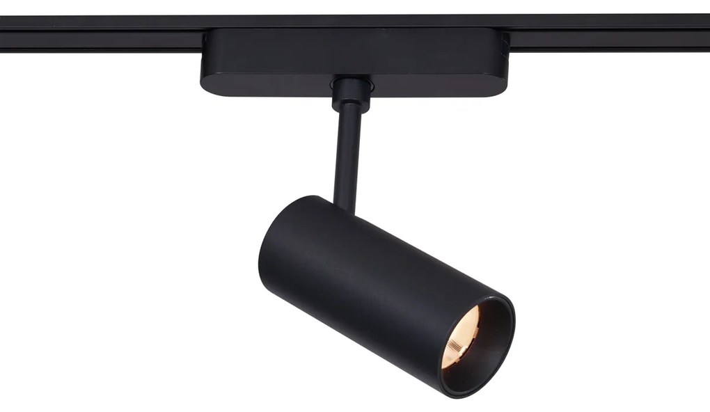 LED Modern railsysteem met 4 Spot / Opbouwspot / Plafondspots zwart 1-fase 200 cm - Magnetic Gert Modern Binnenverlichting Lamp