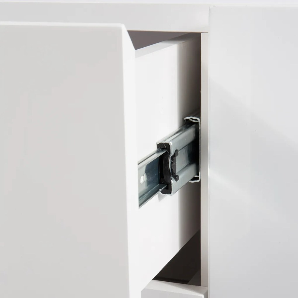Zuiver High On Wood Hoogglans Dressoir Eiken 90 Cm - 90x40x80cm.