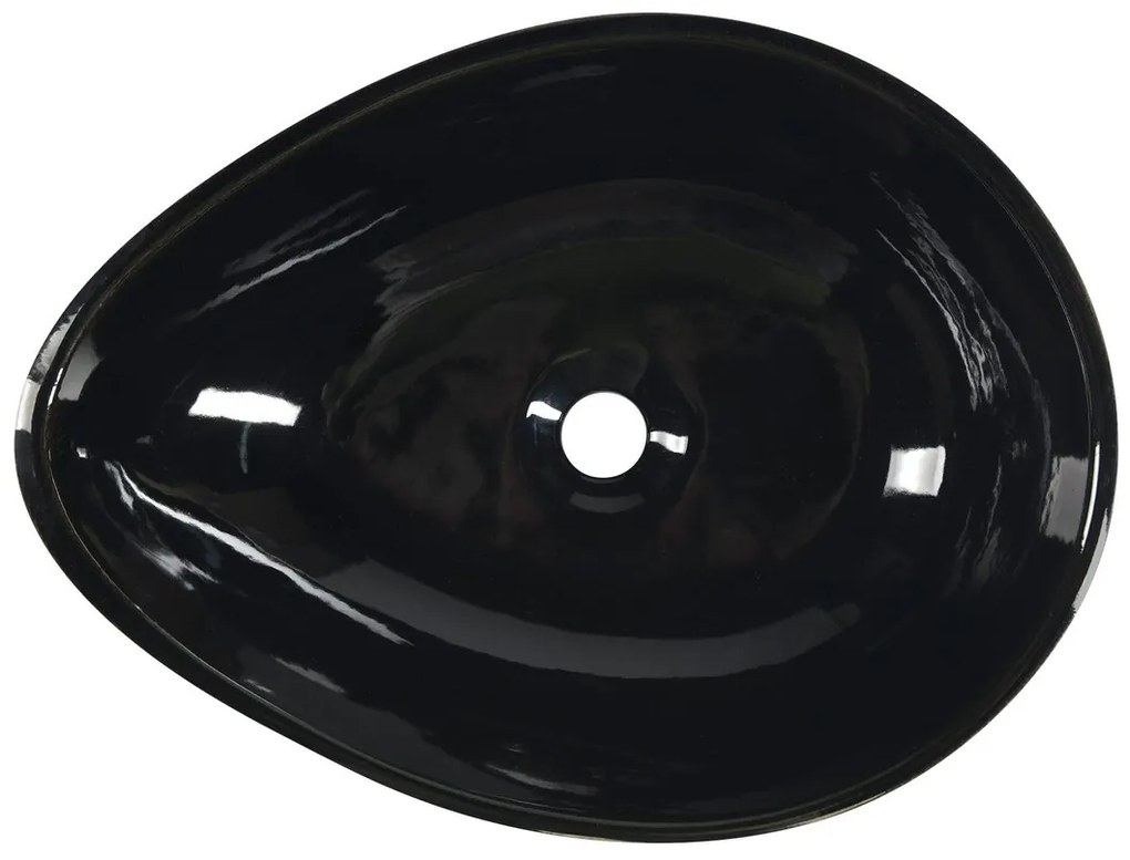 Sapho Priori keramische waskom 51cm zwart
