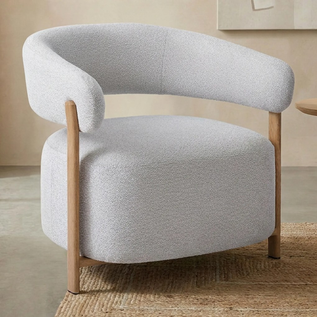 Fauteuil Met Ronde Rugleuning