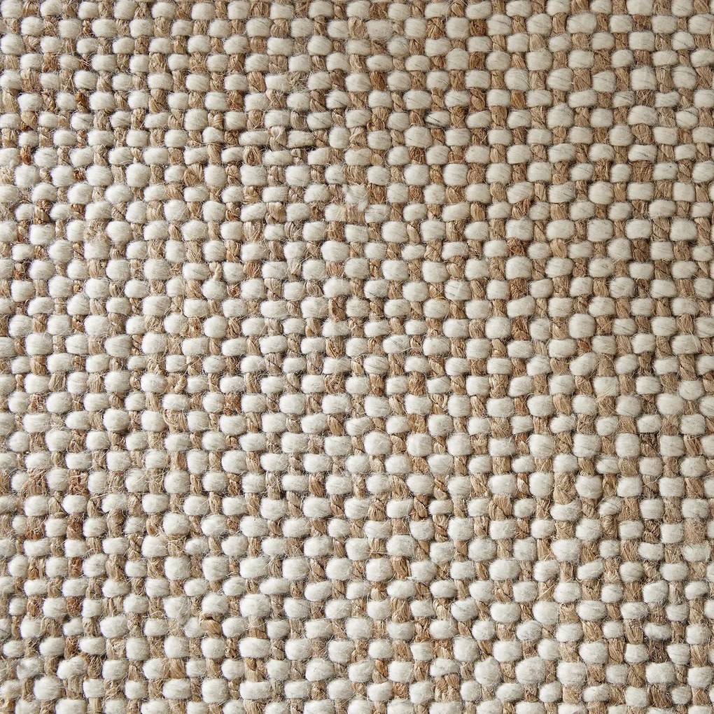 Vloerkleed in wol en jute, handgeweven, Ishaan