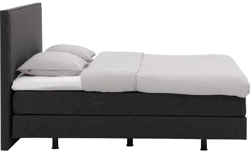Goossens Boxspring Compleet Firenze Compleet, Vlak 160 x 200 cm box (=2x80cmx200cm) 2x matras gestoffeerd pocketv. 2x hoes, 1x topper joy deluxe