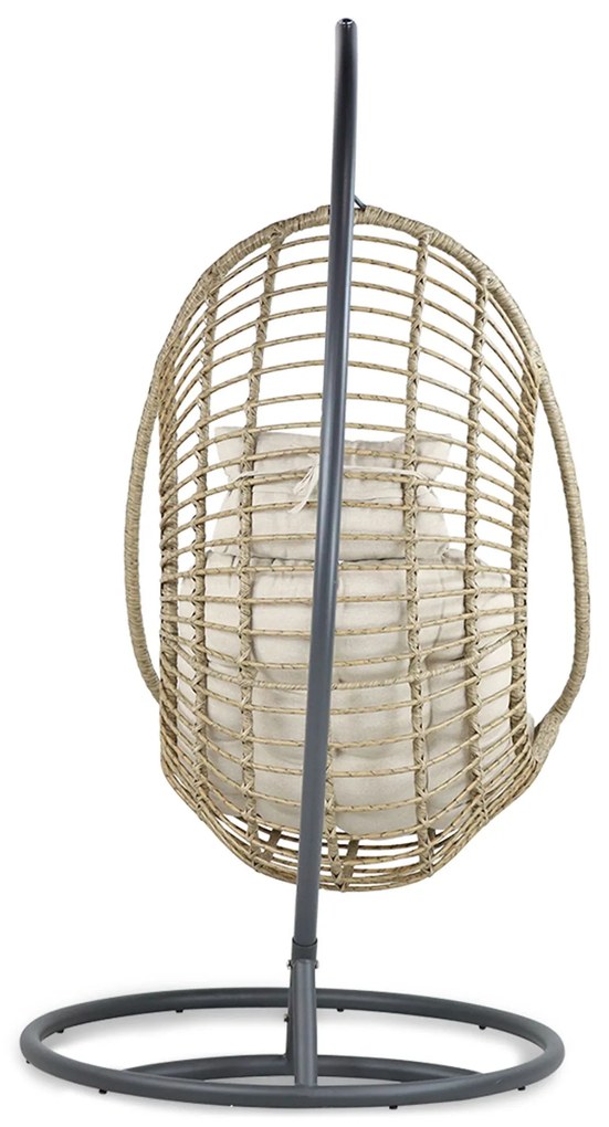 Coco Vedella Hangstoel Aluminium/wicker Taupe