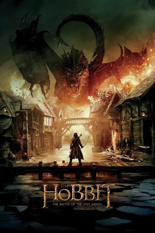 Kunstafdruk De Hobbit - Smaug