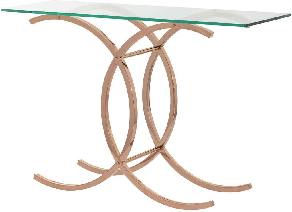 Sidetable Chica rose gold 128x40x79cm