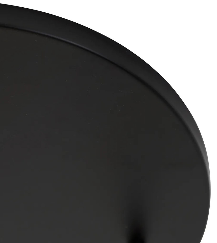 Smart plafondlamp zwart incl. 3 Wifi G95 - Facil