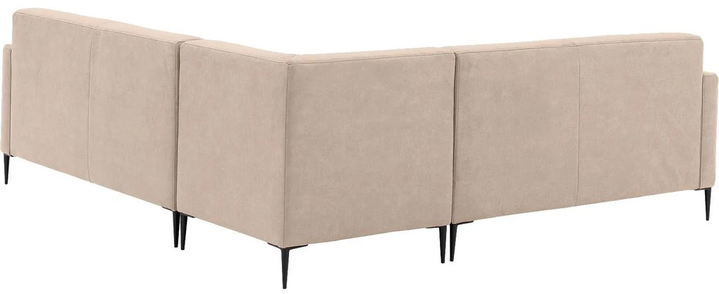 Goossens Key West beige, micro leer, 2,5-zits, modern design