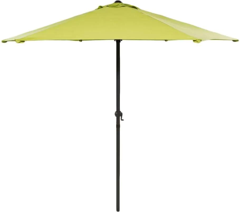 Le Sud parasol Blanca - antraciet/lime - Ø250 cm - Leen Bakker