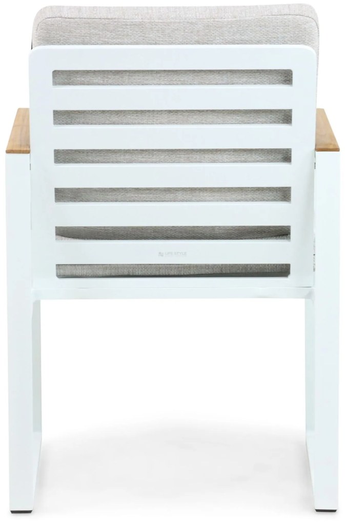 Tuinstoel Aluminium Wit Lifestyle Garden Furniture Faro