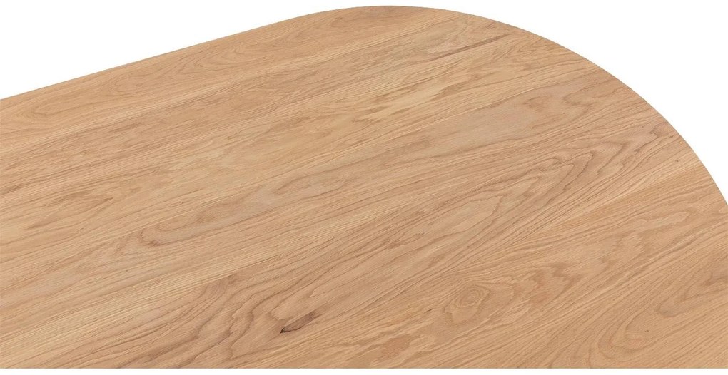 Goossens Excellent Eettafel Uniek, Semi rond 200 x 100 cm