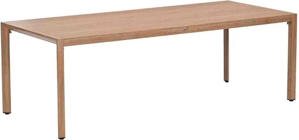 Garden Impressions Lily tuinset 7-delig light teak look - Kasper tuintafel 220x93 cm
