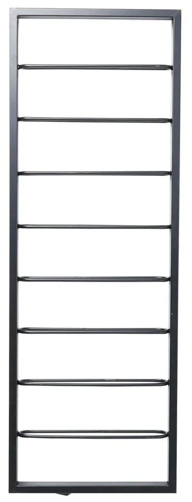 Kare Design Bistro Zwart Wijnrek Hangend - 42x6x120cm.