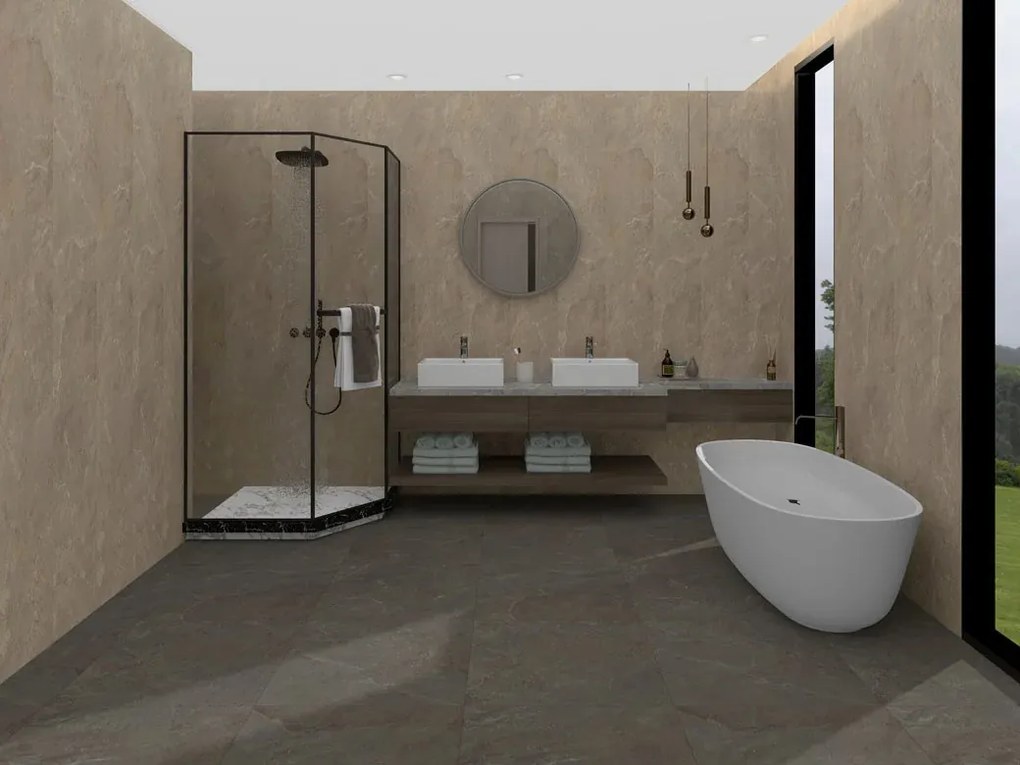 KS Vinyl wandpaneel 60x260cm champagne