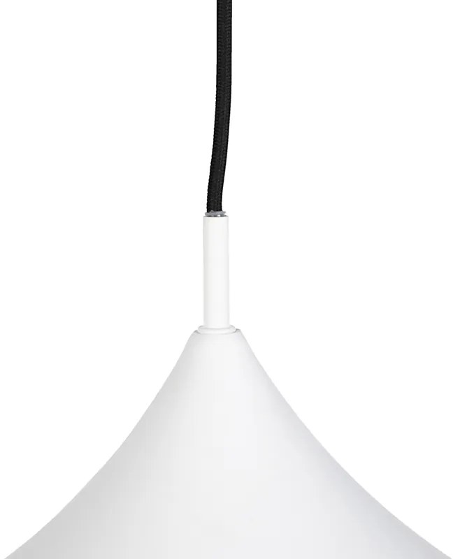 Scandinavische hanglamp wit met goud - Depeche-Paul Modern E27 Scandinavisch rond Binnenverlichting Lamp