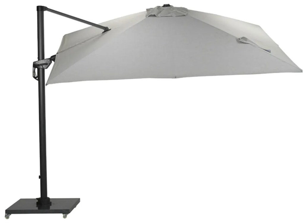 Garden Impressions Zweefparasol Hawaii Deluxe 300x300 - donker grijs - zand