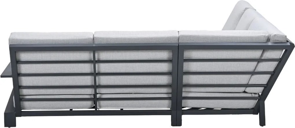 Garden Impressions Coba loungeset 4-delig donker grijs - valley sand