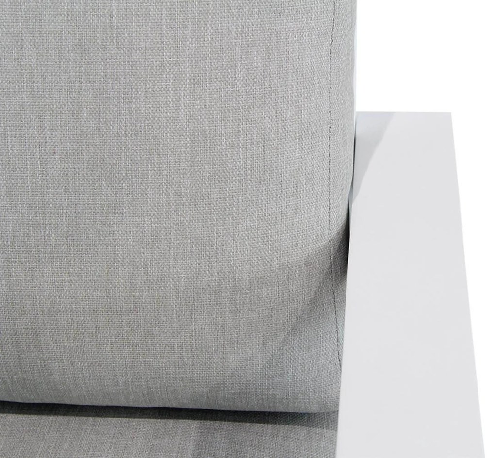 Hoek loungeset 5 personen Aluminium Wit Santika Furniture Santika Cinta