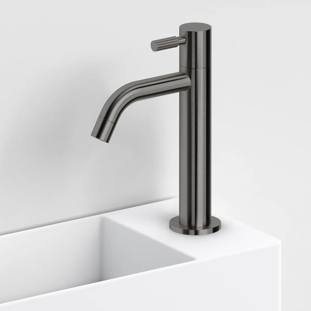 Clou Freddo 2 fonteinkraan L-size gunmetal geborsteld PVD