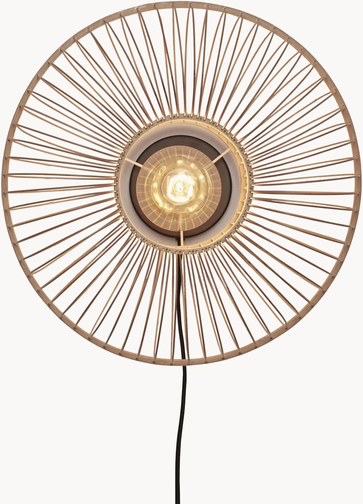 Wandlamp Hokkaido van bamboehout