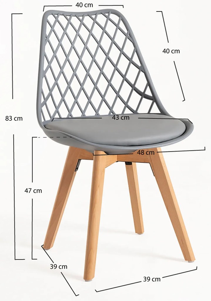 Pak 4 Mima Stoelen