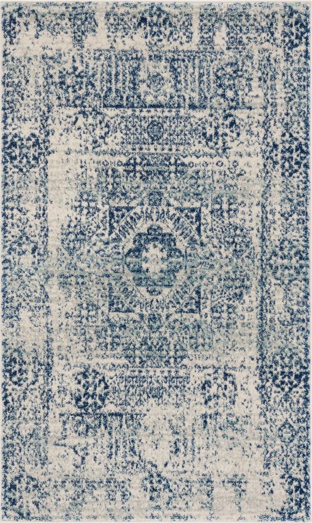 Safavieh | Vloerkleed Carine 200 x 300 cm ivoor, blauw vloerkleden polypropyleen vloerkleden & woontextiel vloerkleden