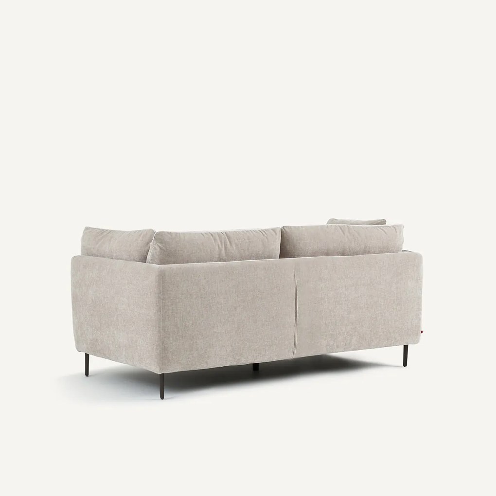 2-zits bank, chenille fluweel, Botero