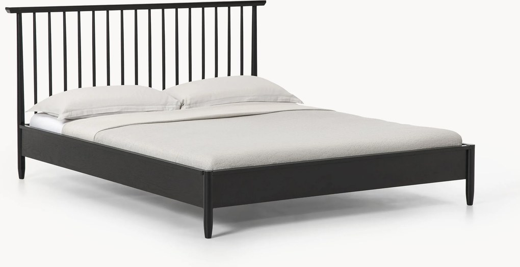 Houten bed Windsor met hoofdeinde van grenenhout