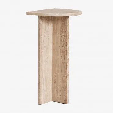 Corwel Bijzettafel Van Natuursteen Travertijn - Sklum