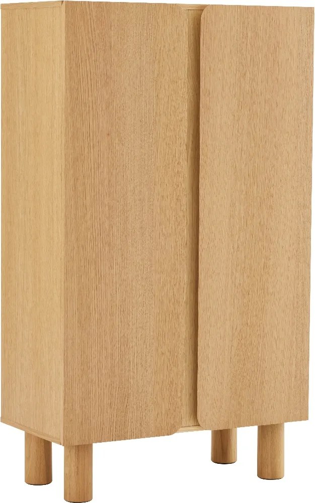 Eiken Wandkast Modern - 80x40x137cm.