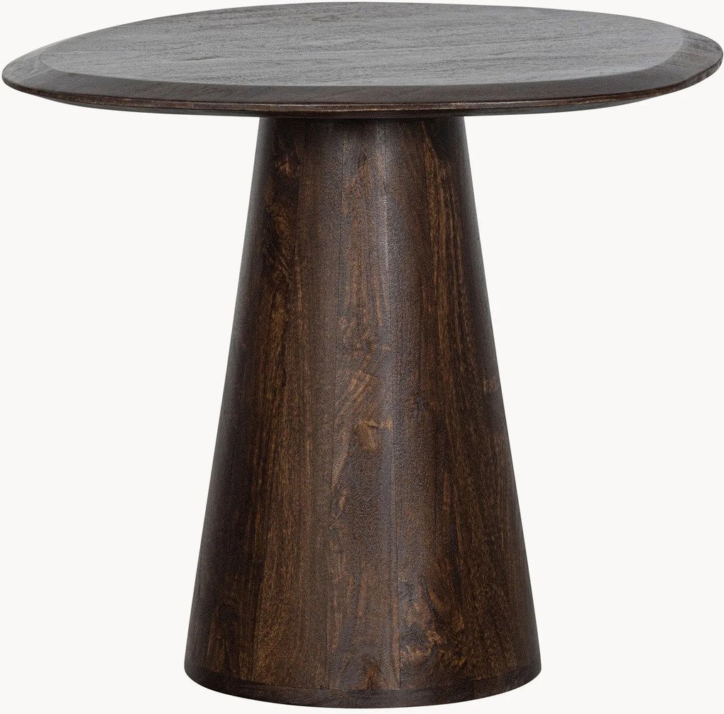 Bijzettafel Posture van mangohout in organische vorm