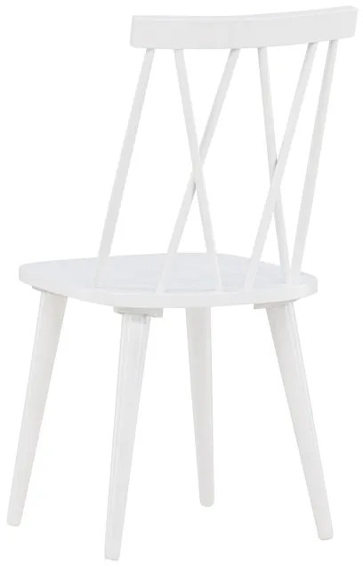 Jörn Eetkamerstoel - Lena - Wit - Rubberhout - Jörn