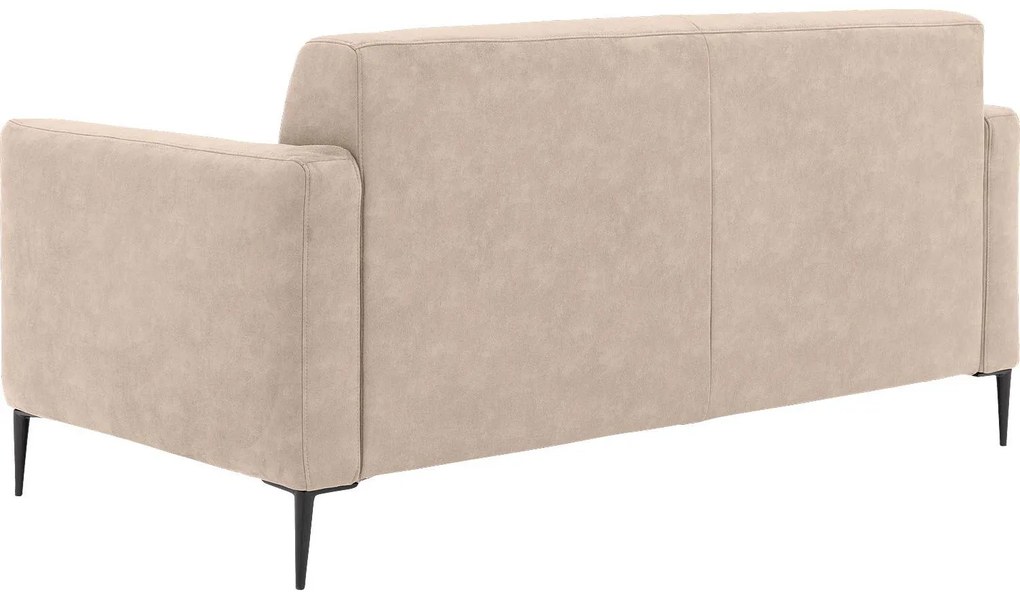 Goossens Key West beige, micro leer, 2,5-zits, modern design