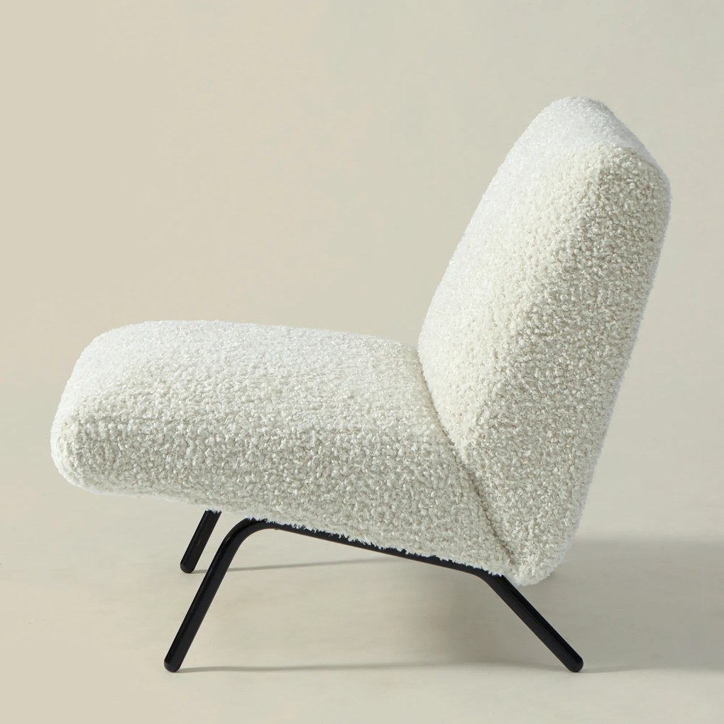 Teddy Fauteuil Merino Ivory