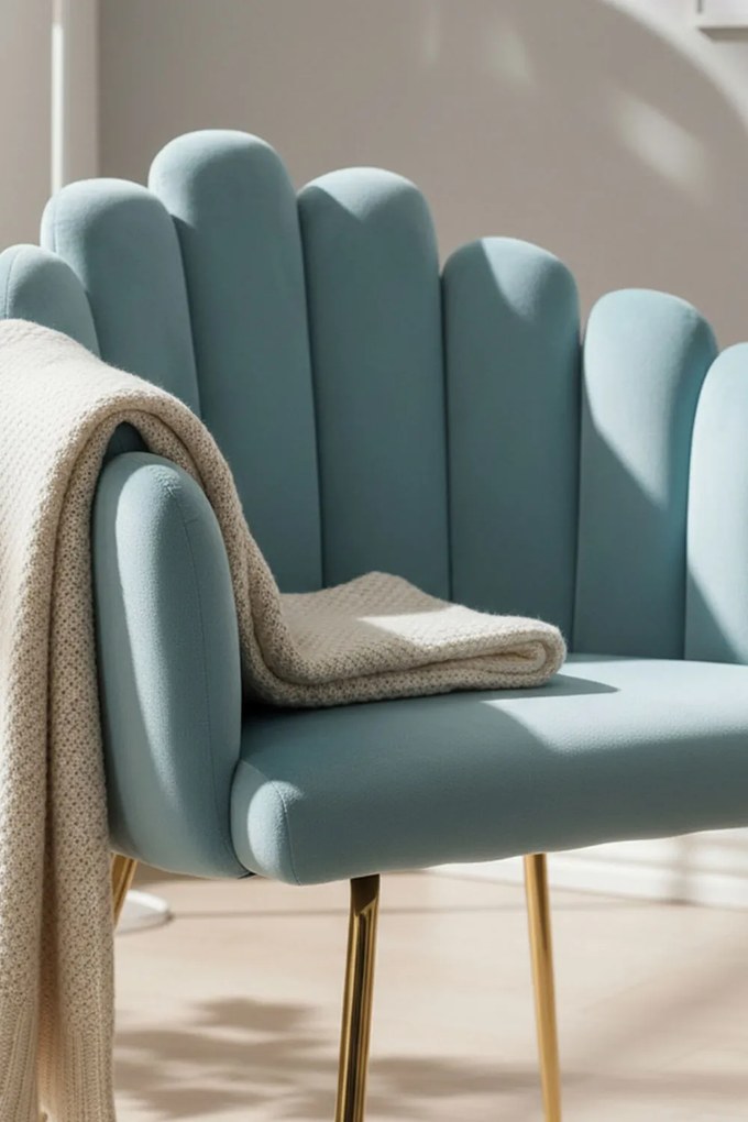 Bhoja stoel van fluweel