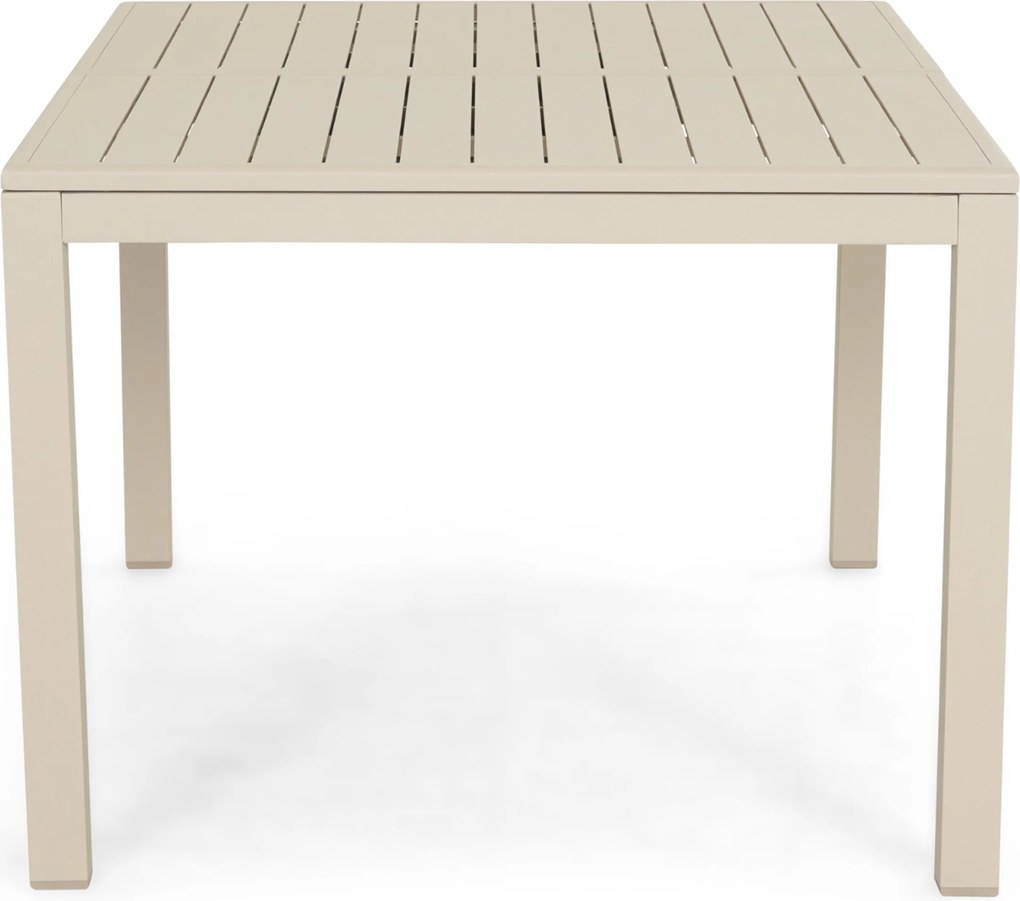 Dining Tuintafel rechthoekig uitschuifbaar 160/240x100 cm Zand/Beige Arvento