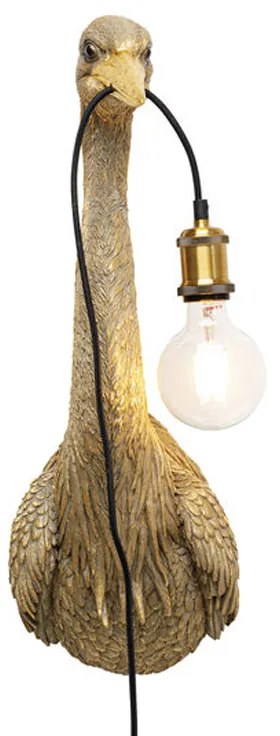 Kare Design Heron Gouden Reiger Wandlamp