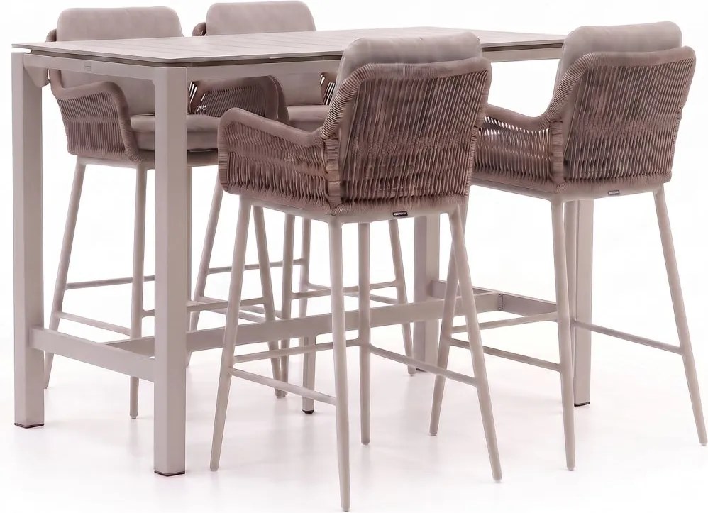 Barset Intenso  | 4 personen | Tuinset sintered stone | 5-delig | Kees Smit Tuinmeubelen