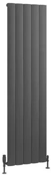 Eastbrook Tordino radiator 45x180cm aluminium 1432W antraciet