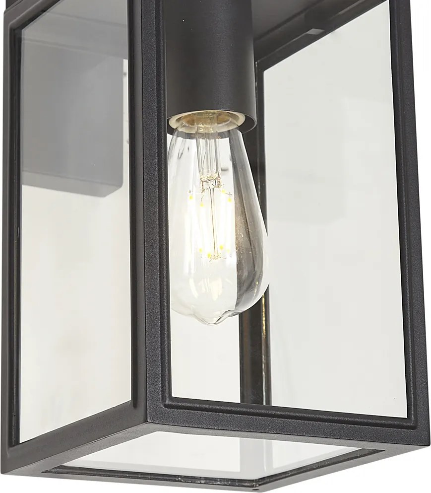 Industriële buiten wandlamp donker grijs IP44 - Sutton down