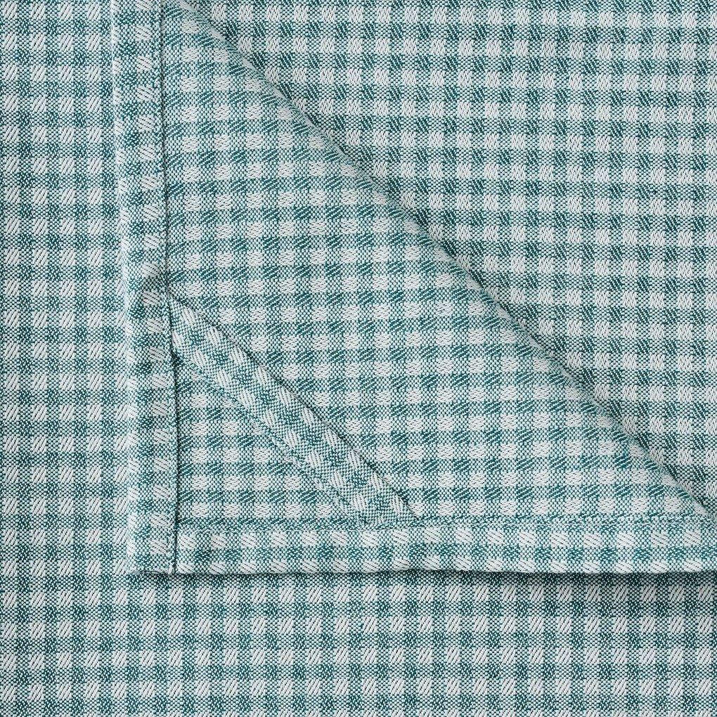 Set van 2 geruite theedoeken in katoen