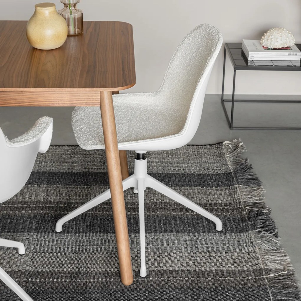 Zuiver Albert Kuip Swivel Witte Design Stoel Draaibaar