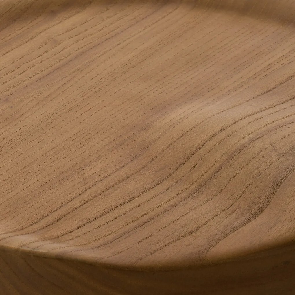 Barkruk in iepenhout H66 cm, Iska