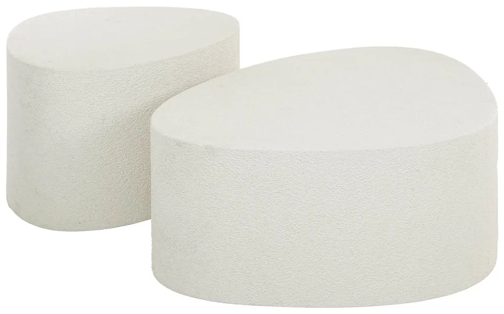 Salontafel Set Van 2 Driehoekig Stone