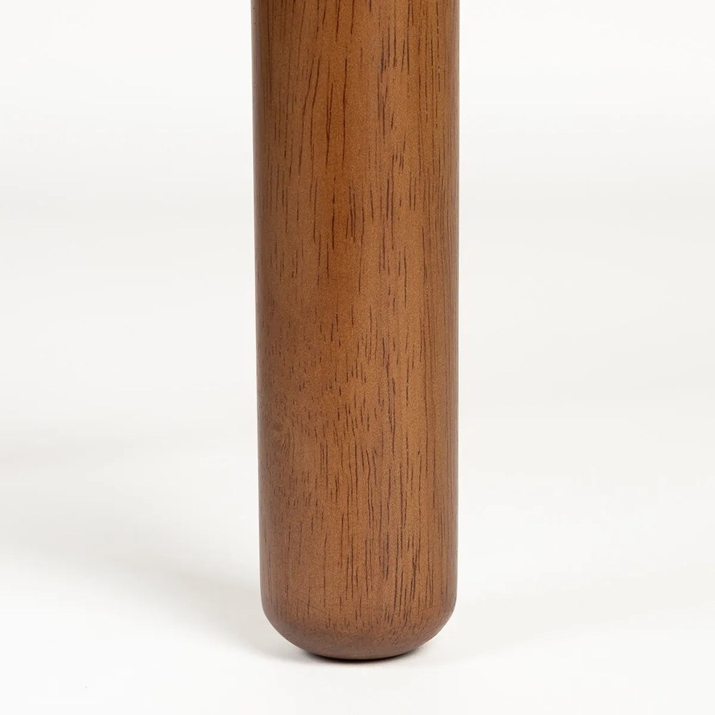 Zuiver Storm Walnut Ronde Salontafel Walnoot - 60 X 60cm.