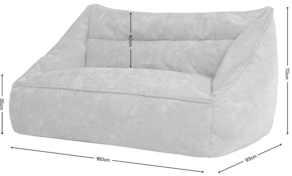Cecilia Chenille Zitzak Bean Bag