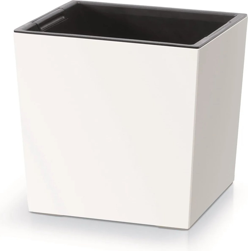 Prosperplast Urbi Square Low Plantenbak - 29,5 x 29 cm - Wit