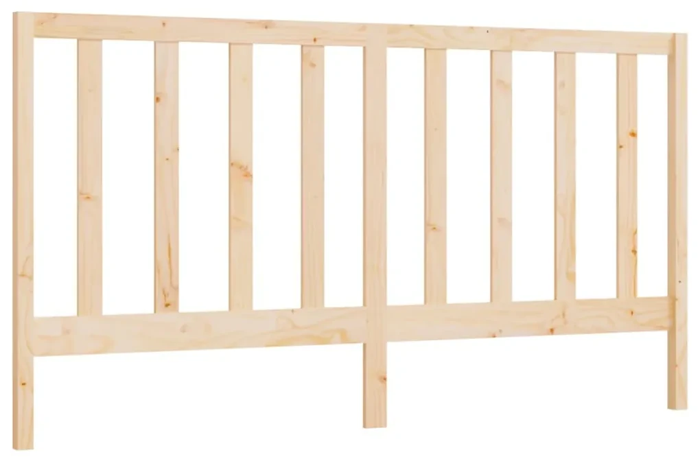 vidaXL Hoofdbord 186x4x100 cm massief grenenhout