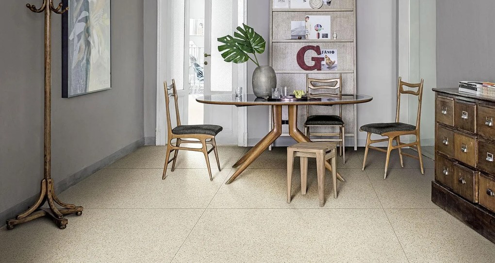 Navale Como vloertegel beige terrazzo 60x60cm gerectificeerd